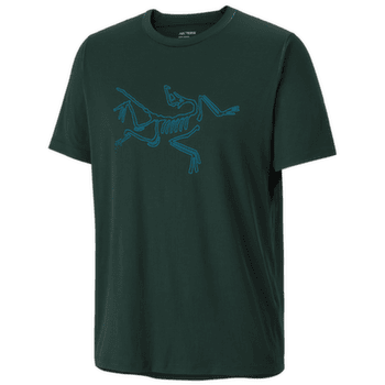 Tricou cu mânecă scurtă Arcteryx Cormac Logo SS Men Dark Jade / Aqua