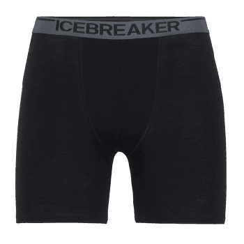 Boxeri Icebreaker Anatomica Long Boxers Men Black