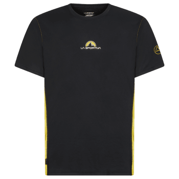 Tricou cu mânecă scurtă La Sportiva PROMO TEE Men Black/Yellow