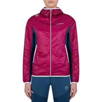 Jachetă La Sportiva Aequilibrium Insulation Hoody Women Black/Malibu Blue