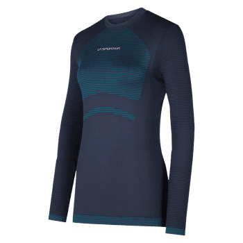 Tricou cu mânecă lungă La Sportiva SYNTH LIGHT LONGSLEEVE Women Storm Blue/Lagoon