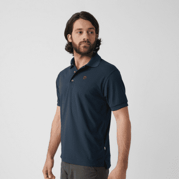 Tricou polo Fjällräven Crowley Pique Shirt Men Blueblack