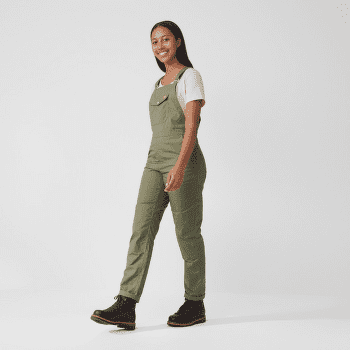 Pantaloni Fjällräven Vardag Dungaree Trousers Women Green
