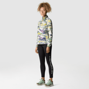 Hanorac The North Face 100 GLACIER PRINTED 1/4 ZIP Women BLACK CURRANT PURPLE TRAIL DREAM PRINT