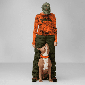 Tricou cu mânecă lungă Fjällräven Värmland Wool LS Women Green Camo