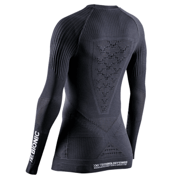Tricou cu mânecă lungă X-Bionic Energy Accumulator 4.0 Shirt Round Neck Women Opal Black/Arctic White