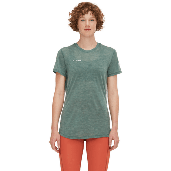 Tricou cu mânecă scurtă Mammut Tree Wool FL T-Shirt Women marine melange 5784