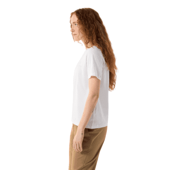 Tricou cu mânecă scurtă Arcteryx Kragg SL Cotton Emblem Crew SS Women Mallow