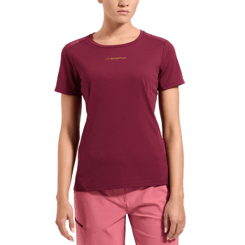 Tricou cu mânecă scurtă La Sportiva RIDGE T-SHIRT Women Azalea/Redwood