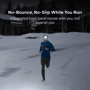 Lampă frontală BioLite Dash 450 Rechargeable HeadLamp Red