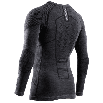 Tricou cu mânecă lungă X-Bionic SYMBIO MERINO SHIRT LS MEN Rhino Grey