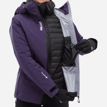 Jachetă Millet KAMET GTX JACKET WOMEN WINTER HAZE / BLACK