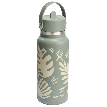 Termos Hydro Flask 32 OZ WIDE FLEX STRAW CAP 377P Botanical Bliss Agave