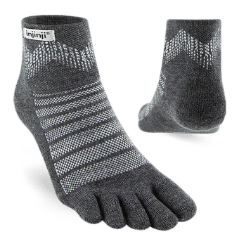 Șosete Injinji Outdoor Midweight Mini-Crew Wool SLATE