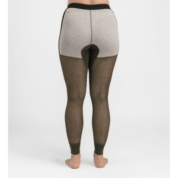 Colanți Aclima WoolNet Hiking Longs Women Jet Black/Poinciana/Capulet Olive