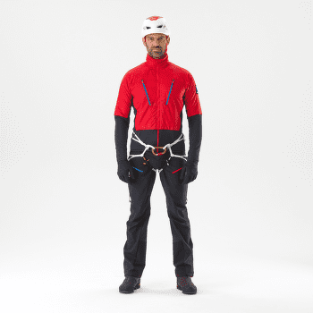 Jachetă Millet TRILOGY ICON HYBR CORE Jacket Men SAPHIR/ROUGE