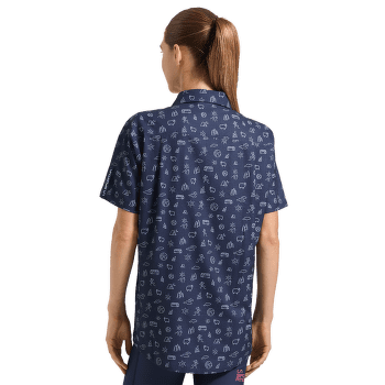 Cămașă cu mânecă scurtă La Sportiva MOVE TECH SHIRT Night Sky/Chalk