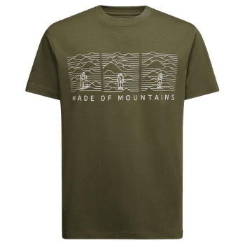 Tricou cu mânecă scurtă La Sportiva MADE OF MOUNTAIN Men Cypress/Chalk