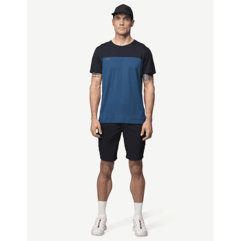 Tricou cu mânecă scurtă Devold Classic Linear Tee Men 250B  ROYAL/INK