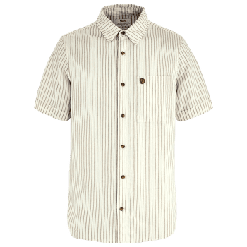 Cămașă cu mânecă scurtă Fjällräven Övik Travel Shirt SS Men Chalk White-Sand Stone