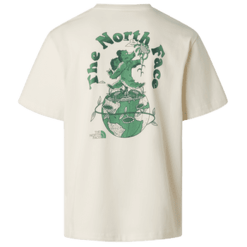 Tricou cu mânecă scurtă The North Face Retro Earth Relaxed Short Sleeve Tee-Graphic Men WHITE DUNE