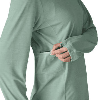 Tricou cu mânecă lungă Patagonia Long-Sleeved Cap Cool Sun Shirt Women Nouveau Green - Blue Sage X-Dye
