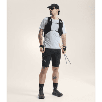 Tricou cu mânecă scurtă Arcteryx Norvan Downword Logo SS Men Alpine Blue / Dk Strat