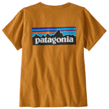 Tricou cu mânecă scurtă Patagonia P-6 Logo Responsibili-Tee Women Dried Mango
