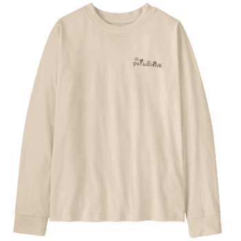 Tricou cu mânecă lungă Patagonia Long-Sleeved Graphic T-Shirt Kids Natures Pace: Undyed Natural