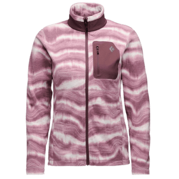 Hanorac Black Diamond Rift FZ Fleece Jacket Women Quartzite-Meadow Rose