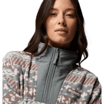 Jachetă Columbia Sequoia Grove II Printed Half Zip Women Ancient Fossil Wizard Island Tonal 271