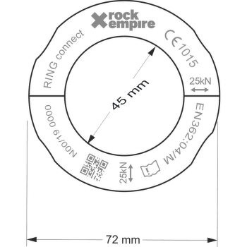 Inel Rock Empire Ring Connect černá 008