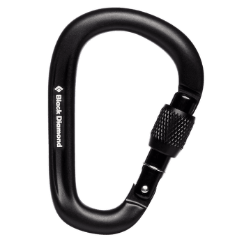 Carabină Black Diamond PEARLOCK SCREWGATE Black