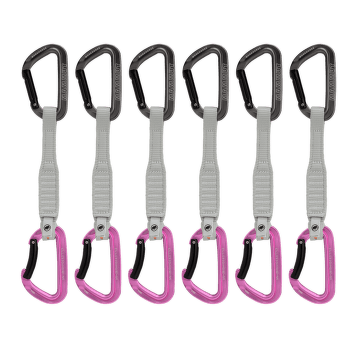 Set expres Mammut Workhorse Keylock 17 cm 6-Pack Quickdraws grey-pink