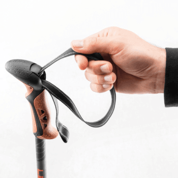 Gaură Leki Khumbu dark anthracite-white-bright red