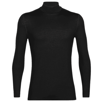 Tricou cu mânecă lungă Icebreaker 260 Tech LS Turtleneck Black