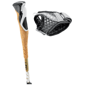 Gaură Leki Cross Trail TA white-goldbrown-black