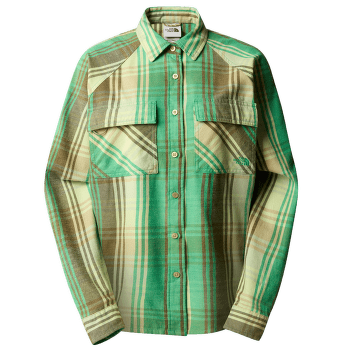 Cămașă cu mânecă lungă The North Face SET UP CAMP FLANNEL Women OPTIC EMERALD TESSELLATION MEDIUM PLAID