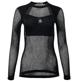 Tricou cu mânecă scurtă Aclima WoolNet Light Crewneck Women Jet Black