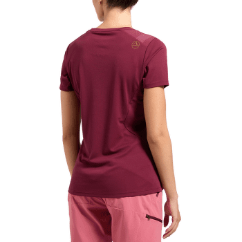 Tricou cu mânecă scurtă La Sportiva RIDGE T-SHIRT Women Azalea/Redwood
