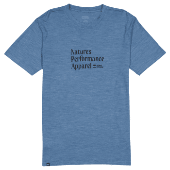 Tricou cu mânecă scurtă Mons Royale Zephyr Merino Cool T-Shirt Men Steel Blue