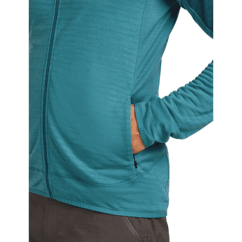 Hanorac Icebreaker Merino Blend 300 RealFleece™ Descender LS Zip Men TOPAZ/ATLANTIS/CB