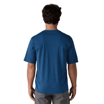 Tricou cu mânecă scurtă Patagonia Cap Cool Daily Graphic Shirt Men 73 Text Logo: Clement Blue X-Dye