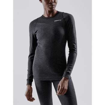 Tricou cu mânecă lungă Craft Core Wool Merino LS Tee Women 998000 Black Melange