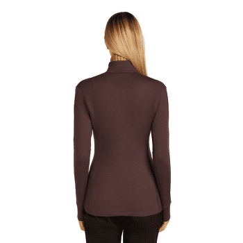 Hanorac Icebreaker Merino 260 Quantum LS Zip Women GREY PLUM