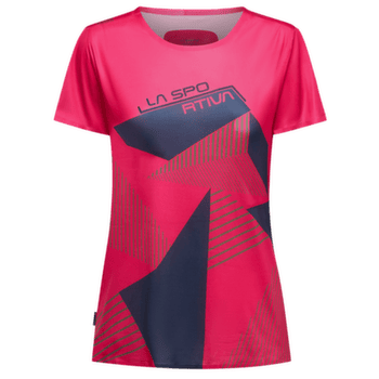 Tricou cu mânecă scurtă La Sportiva COMP T-SHIRT Women Azalea/Night Sky