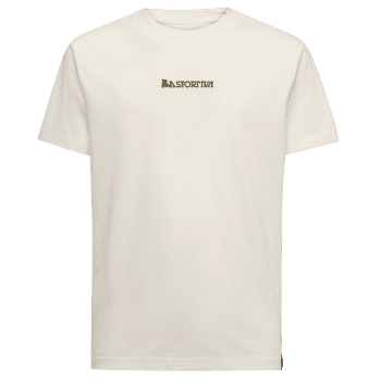 Tricou cu mânecă scurtă La Sportiva EIGHTIES LOGO T-SHIRT Men Chalk/Cypress