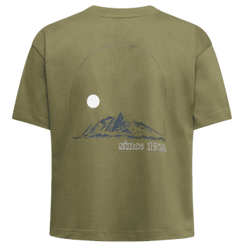 Tricou cu mânecă scurtă La Sportiva TRILOGY CROP T-SHIRT Women Cypress/Chalk
