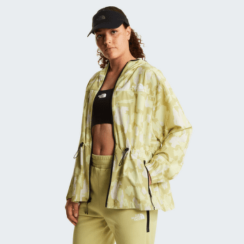 Jachetă The North Face MOUNTAIN ATHLETICS HOODED WIND JKT-PRI Women MKO LEMON MIST PAINTED MOUNTAINS PRINT