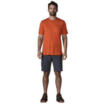 Tricou cu mânecă scurtă Patagonia Capilene® Cool Merino Graphic Shirt Men Strata Stripe: Clement Blue